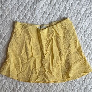 Abercrombie & Fitch Yellow Circle Skort